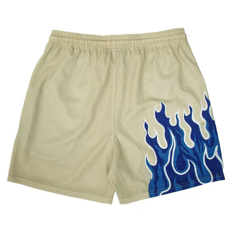 National Apparels High Quality Custom Made Basketball Shorts For Mens Cropped Fit Polyester Plain Sublimation Shorts For Mens